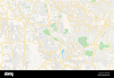 Detailed Road Map of Bacoor .
